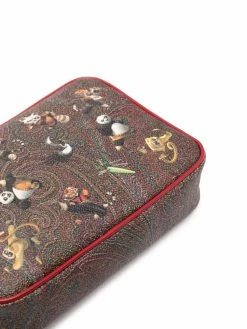 ETRO sac porté épaule à imprimé graphique