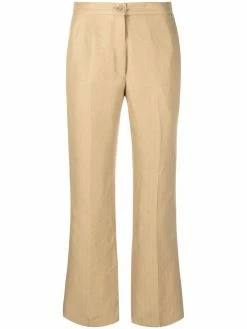 ETRO pantalon de tailleur à plis marqués