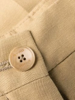 ETRO pantalon de tailleur à plis marqués