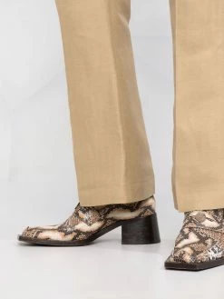 ETRO pantalon de tailleur à plis marqués