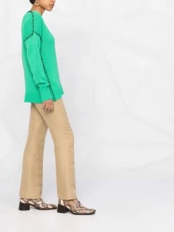 ETRO pantalon de tailleur à plis marqués