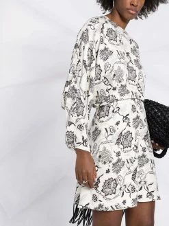 ETRO robe courte à fleurs