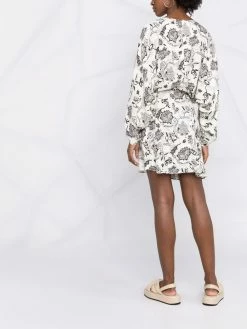 ETRO robe courte à fleurs