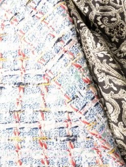 ETRO manteau en tweed