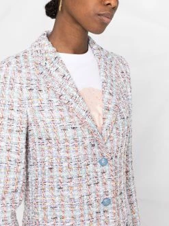 ETRO manteau en tweed