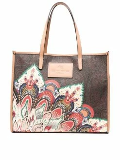 ETRO sac cabas à imprimé graphique