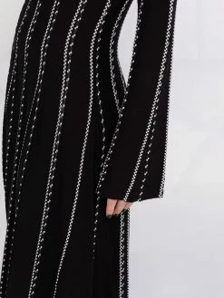 ETRO robe en maille à col v