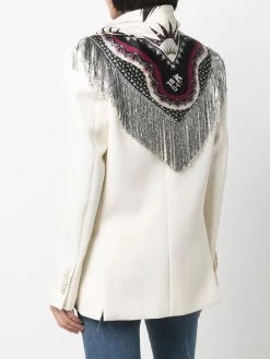 ETRO foulard imprimé à franges