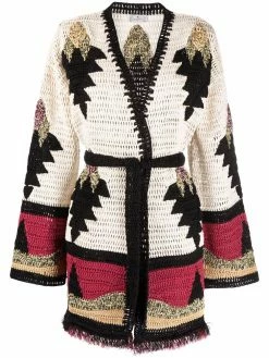 ETRO cardigan en maille intarsia