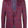 ETRO blazer boutonné à carreaux