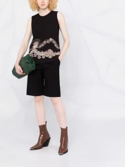 ETRO haut sans manches à imprimé graphique