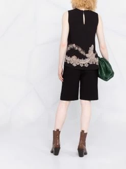 ETRO haut sans manches à imprimé graphique