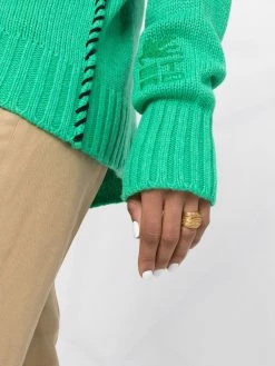 ETRO pull nervuré à coutures contrastantes