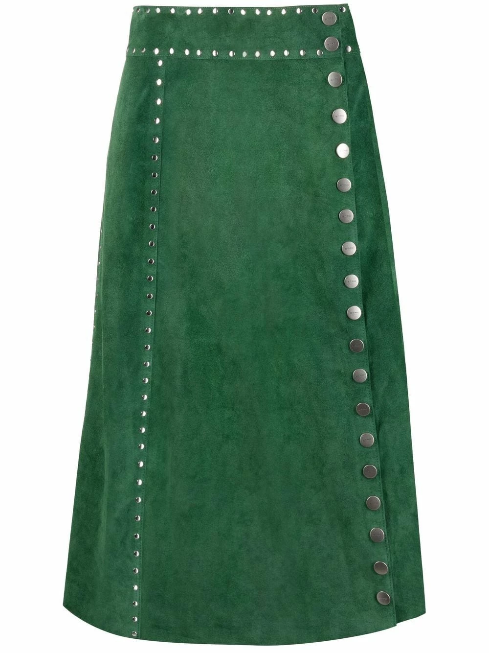 Première Qualité ETRO Jupe en daim à détails de clous jupes trapèze femme 1 ETRO jupe en daim à détails de clous