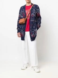 ETRO cardigan à motif jacquard