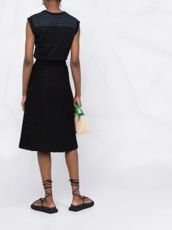 ETRO jupe mi-longue à taille haute