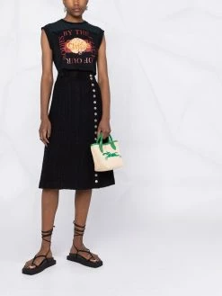 ETRO jupe mi-longue à taille haute