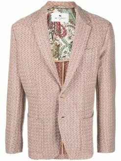 ETRO blazer à simple boutonnage