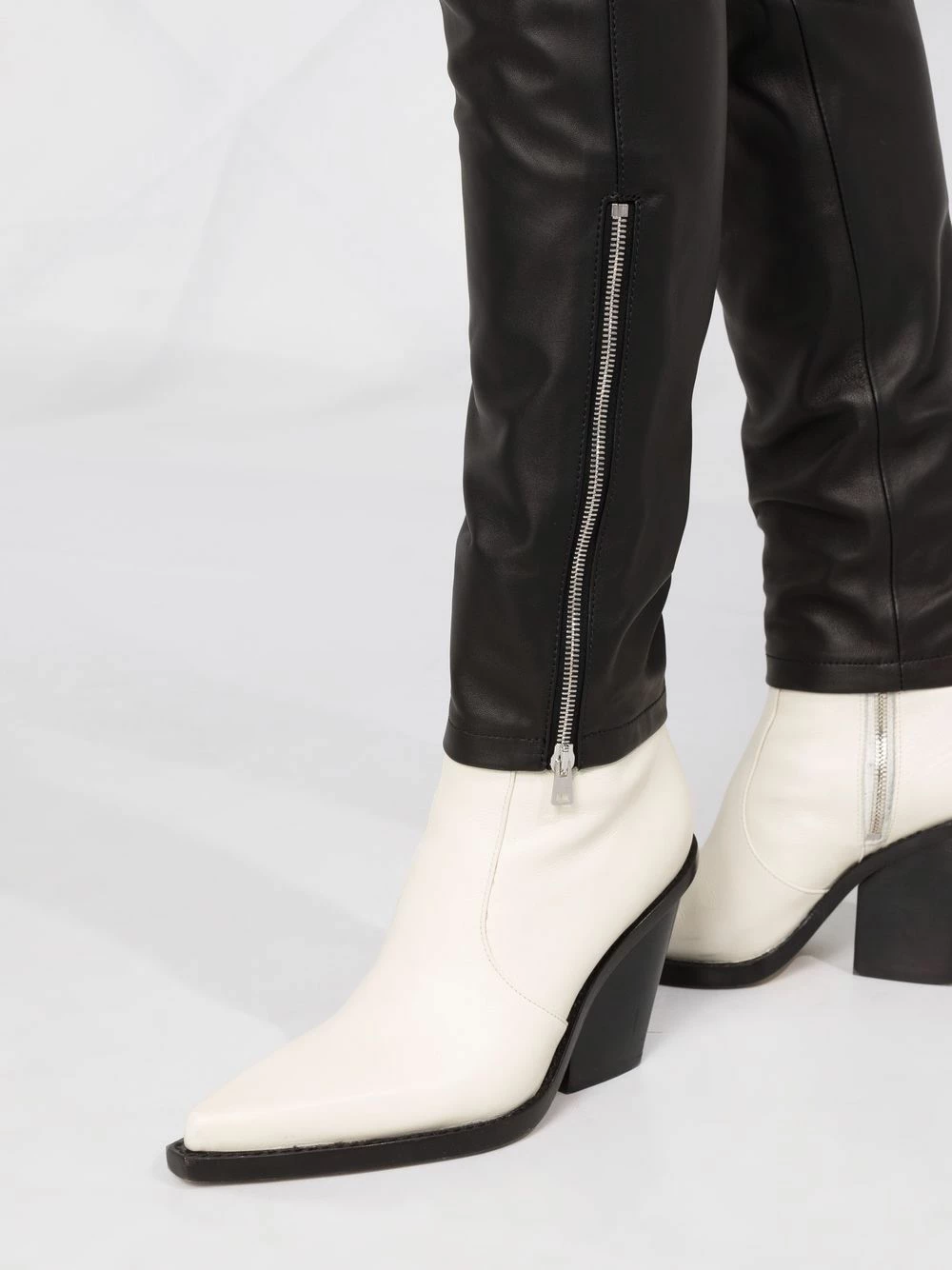 ETRO Pantalon skinny en cuir Qualité Supérieure pantalons skinny femme 3 ETRO pantalon skinny en cuir