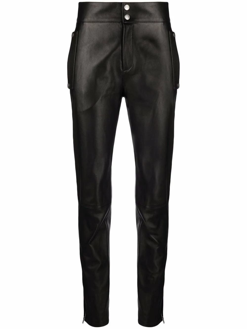 ETRO Pantalon skinny en cuir Qualité Supérieure pantalons skinny femme 1 ETRO pantalon skinny en cuir
