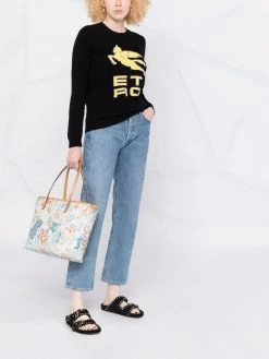 ETRO sac cabas à imprimé graphique