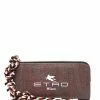 ETRO portefeuille zippé à imprimé cachemire