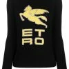 ETRO pull à logo intarsia