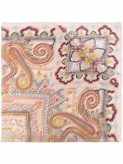 ETRO foulard en soie à fleurs
