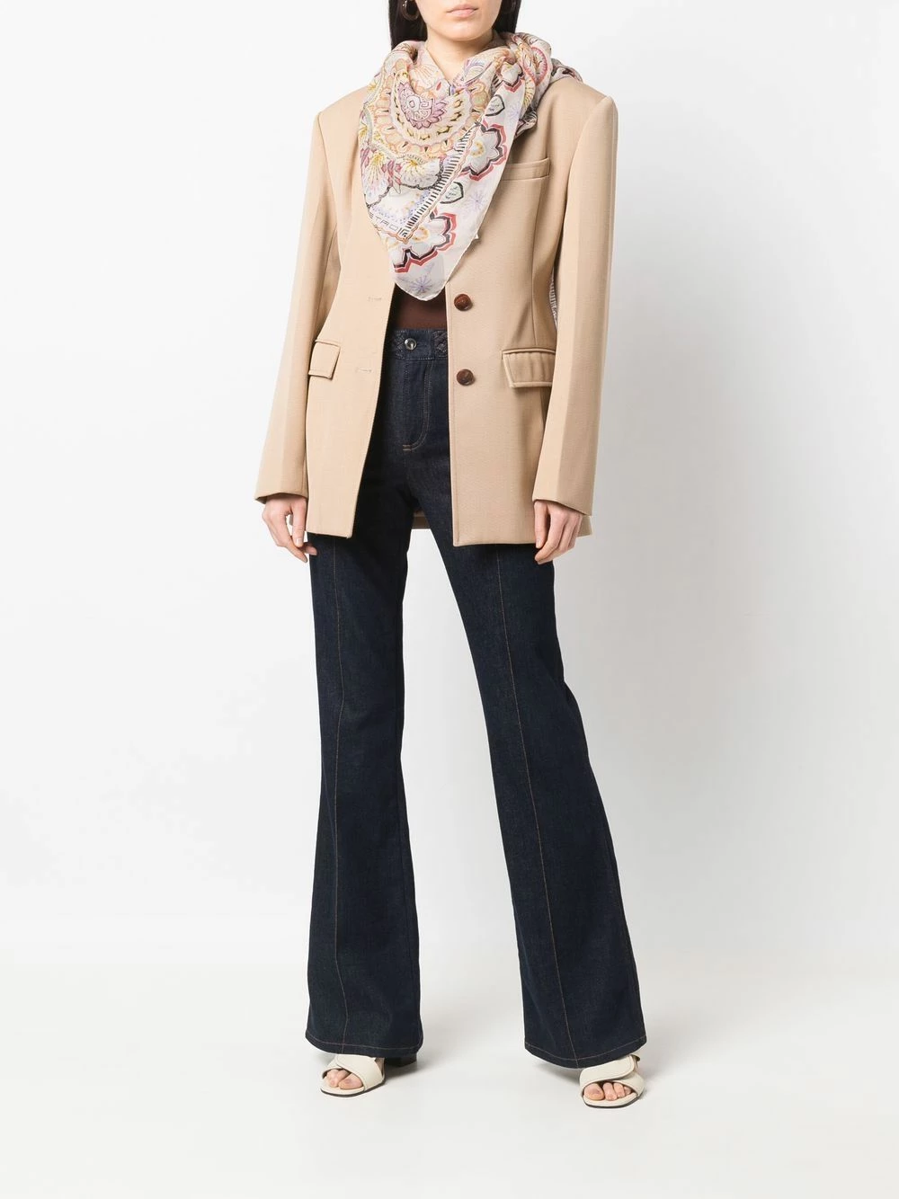 ETRO Foulard en soie à fleurs Prix Imbattable Écharpes femme 2 ETRO foulard en soie à fleurs