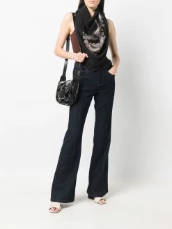 ETRO écharpe en soie à fleurs