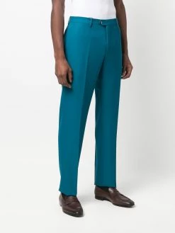ETRO pantalon de costume à plis marqués