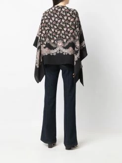 ETRO blouse drapée à fleurs
