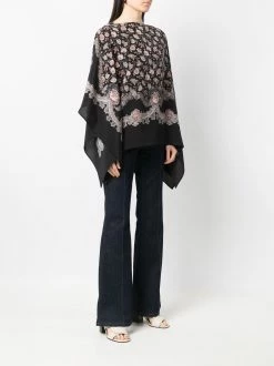 ETRO blouse drapée à fleurs