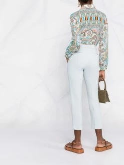 ETRO pantalon court à taille haute