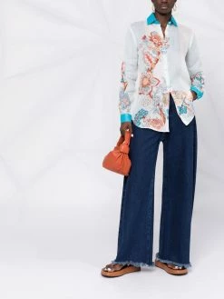 ETRO chemise à imprimé graphique