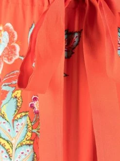 ETRO pantalon imprimé à lien de resserrage