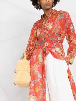 ETRO robe à imprimé graphique