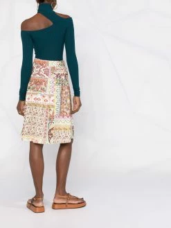 ETRO jupe imprimée à taille haute