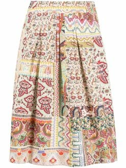ETRO jupe imprimée à taille haute
