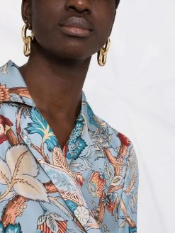 ETRO robe à imprimé graphique