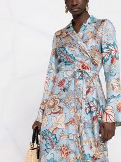 ETRO robe à imprimé graphique