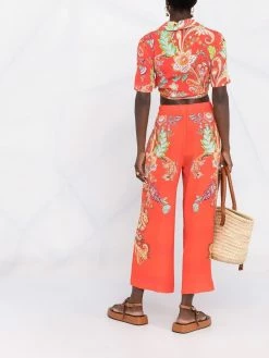 ETRO haut à imprimé graphique