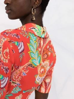 ETRO haut à imprimé graphique