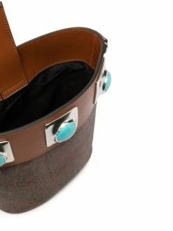 50% Off De Vente ETRO Sac seau Crown Me à motif cachemire sacs seau femme 12 ETRO sac seau Crown Me à motif cachemire