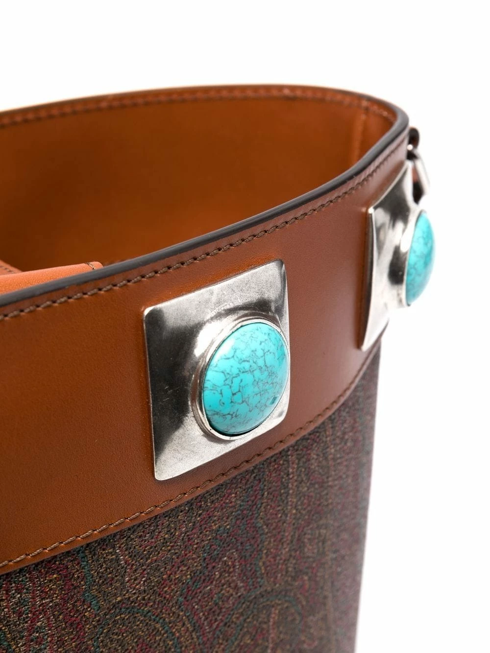 50% Off De Vente ETRO Sac seau Crown Me à motif cachemire sacs porté épaule femme 5 ETRO sac seau Crown Me à motif cachemire