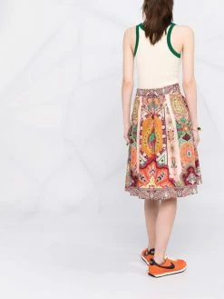 ETRO jupe mi-longue à imprimé cachemire