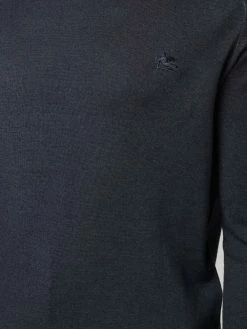 ETRO pull en maille à col ras du cou