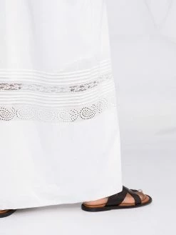 ETRO jupe longue May brodée de dentelle