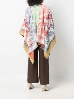 ETRO manteau à fleurs en jacquard