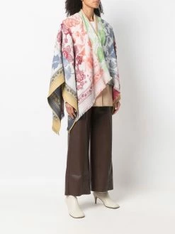 ETRO manteau à fleurs en jacquard